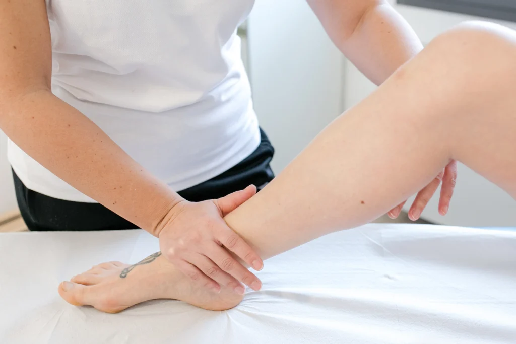 fisioterapia lipedema gambe